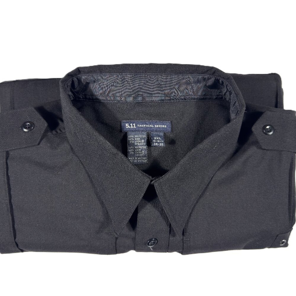 5.11 Tactical Shirts: Men's Class B Poly/Wool Shirt; 3Xl; 19-19 1/2; 34-35 - Picture 9 of 9